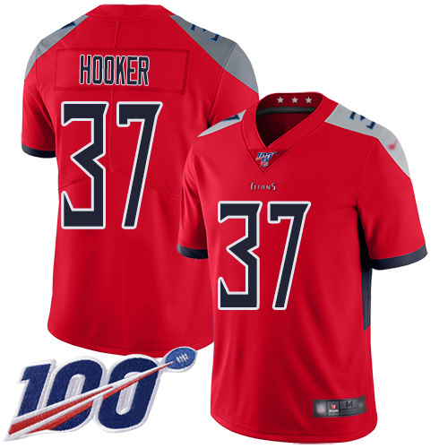 Tennessee Titans Limited Red Men Amani Hooker Jersey NFL Football #37 100th Season Inverted Legend->tennessee titans->NFL Jersey